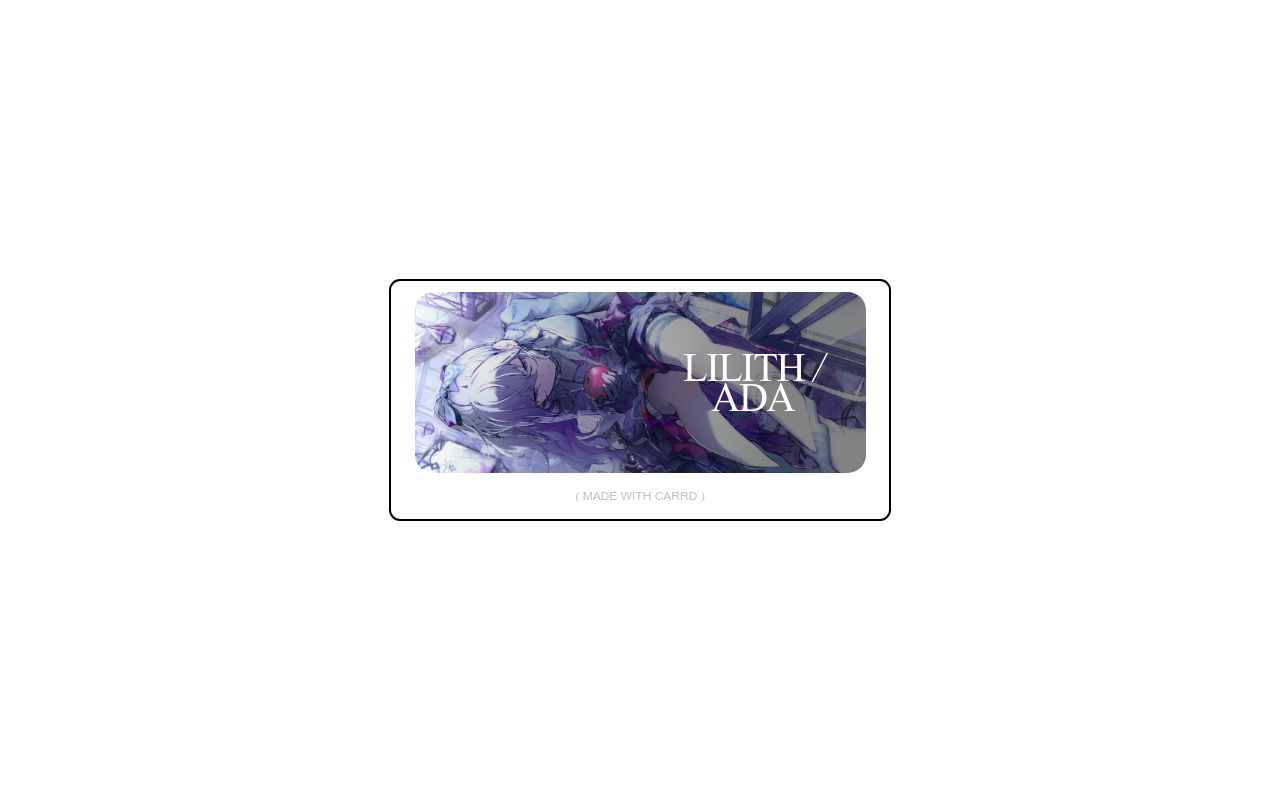 Carrd profile picture for @replacement